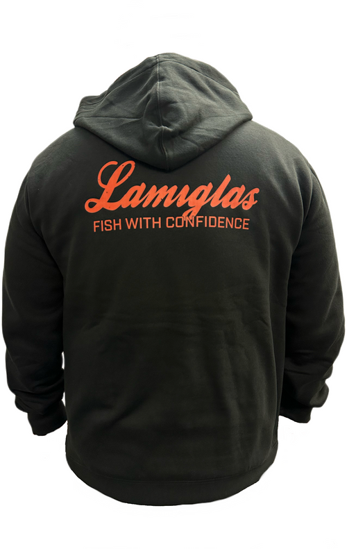 Fish With Confidence Black & Orange Hoody