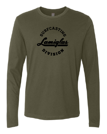 Military Green Surfcasting Division Long Sleeve - Closeout