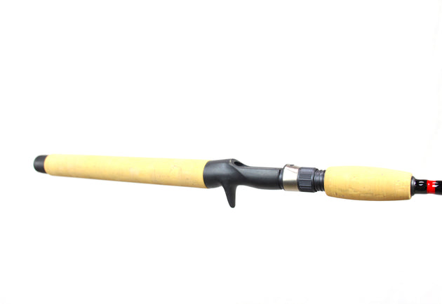 CGR 762 L  7'6 Kokanee & Trout Trolling Rod (Red Color Rod)